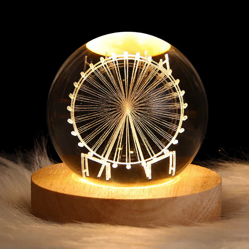 3D Crystal Mood Light - GlowCryst