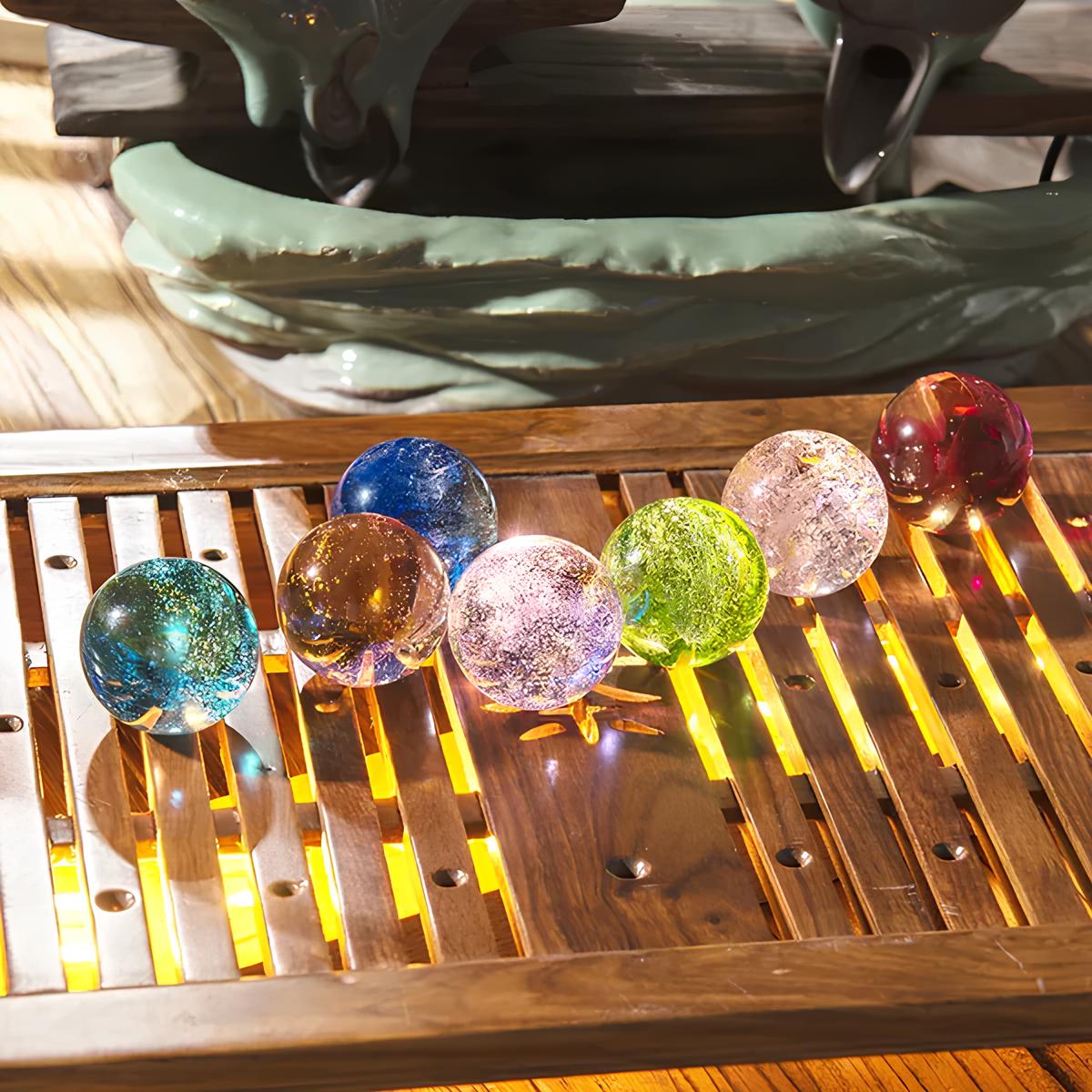Glowing Cosmic Crystals - AstroGlow Orbs