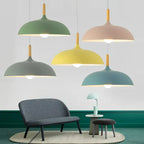 Ceiling Light in Scandinavian Oak - ScandiLuxe