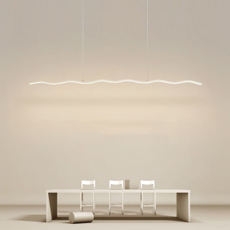 LED Pendant Light with Trendy Wave Design - WaveGlow