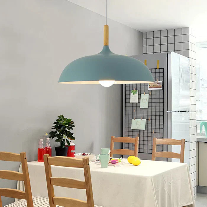 Ceiling Light in Scandinavian Oak - ScandiLuxe