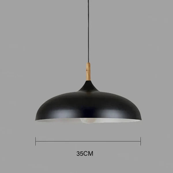 Ceiling Light in Scandinavian Oak - ScandiLuxe