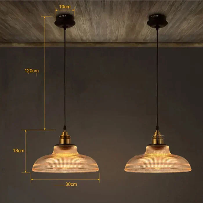 CrystalLoom Glass Pendant Light
