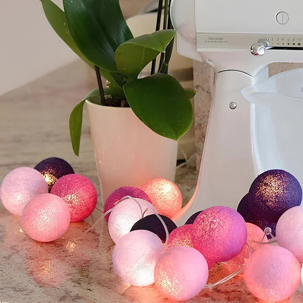 Atmospheric Ball String Lights - LumaBreeze