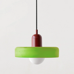 Colourful Pendant Lamp in Bauhaus Style - StiloGlas