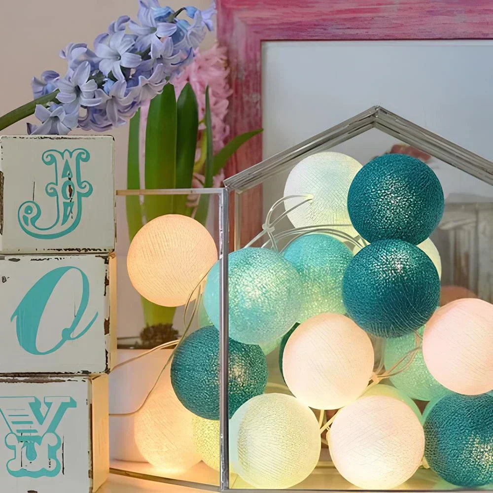 Atmospheric Ball String Lights - LumaBreeze
