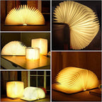 Folding Book Lamp with Warm LED Lighting - StoryGlow