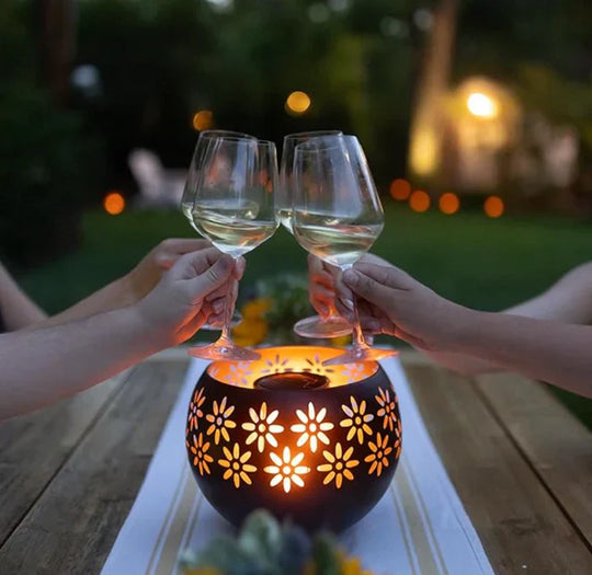 Flower Candle Lamp with Diffuser – Fleuris