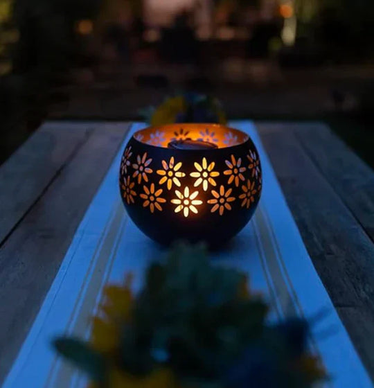Flower Candle Lamp with Diffuser – Fleuris