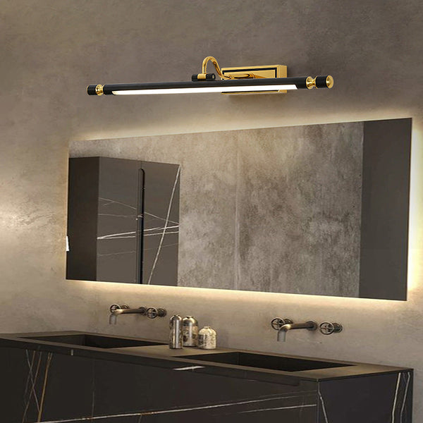 Luxury Black-Gold Mirror Lamp – LumoGold