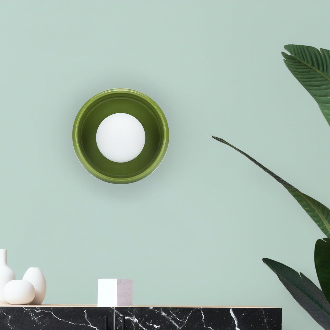Round Ceramic Wall Lamp - Circo
