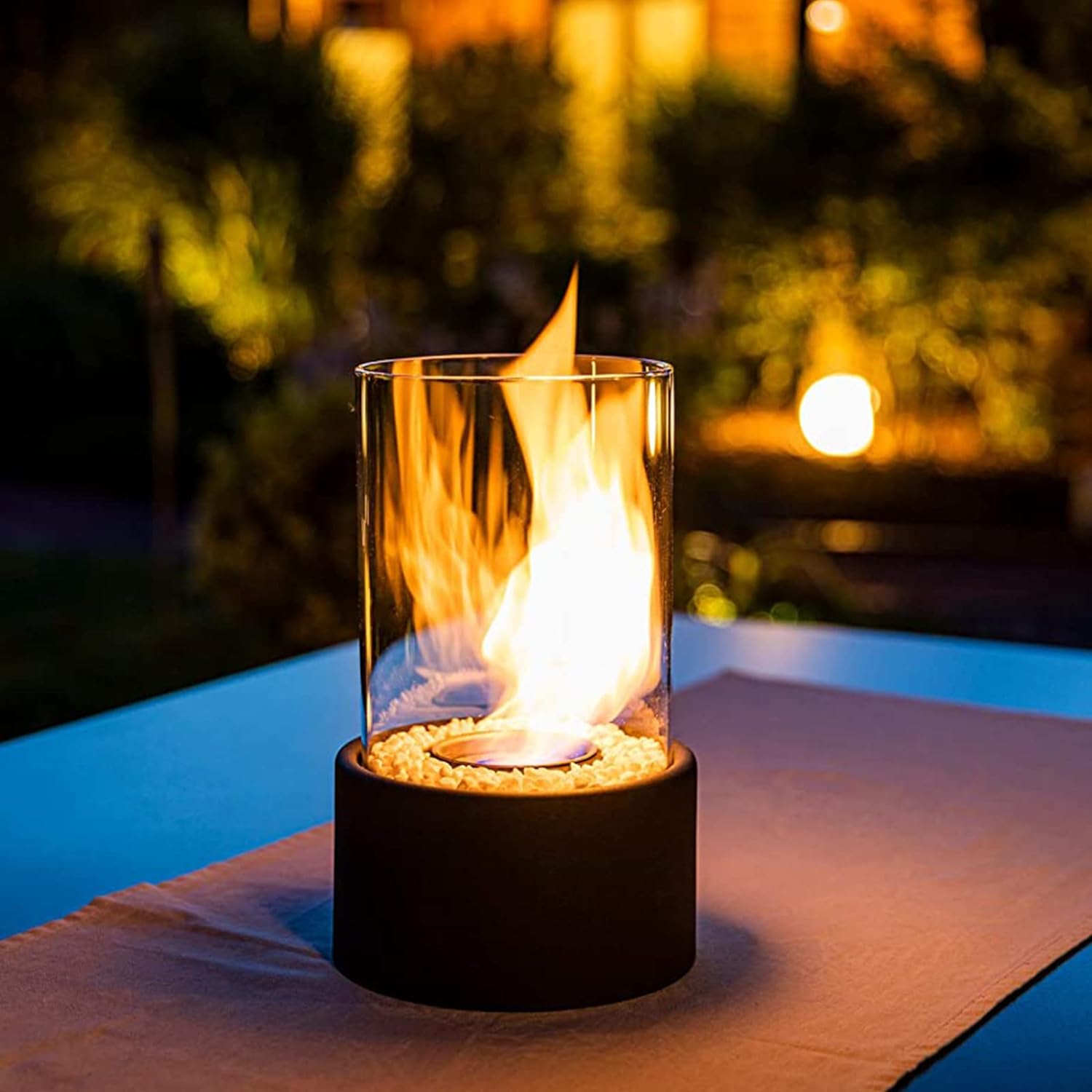 Classic Oil Lamp with Open Flame - Lumora