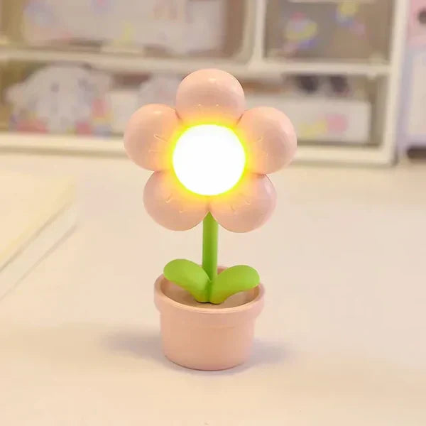 BlossomGlow Small Flower Soothing Table Lamp