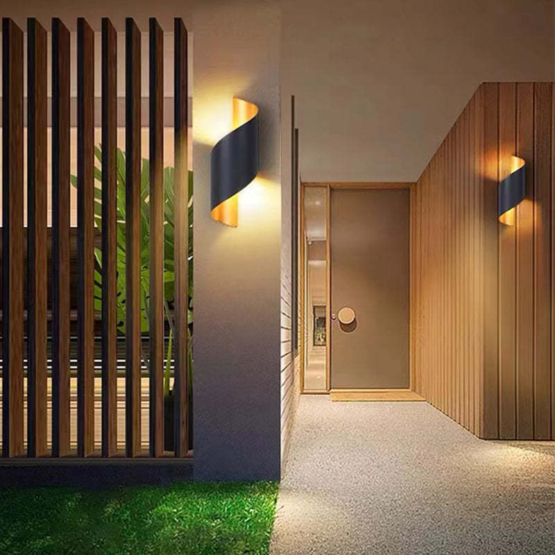 Modern Spiral LED Wall Lamp – TwistLight