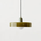 Colourful Pendant Lamp in Bauhaus Style - StiloGlas