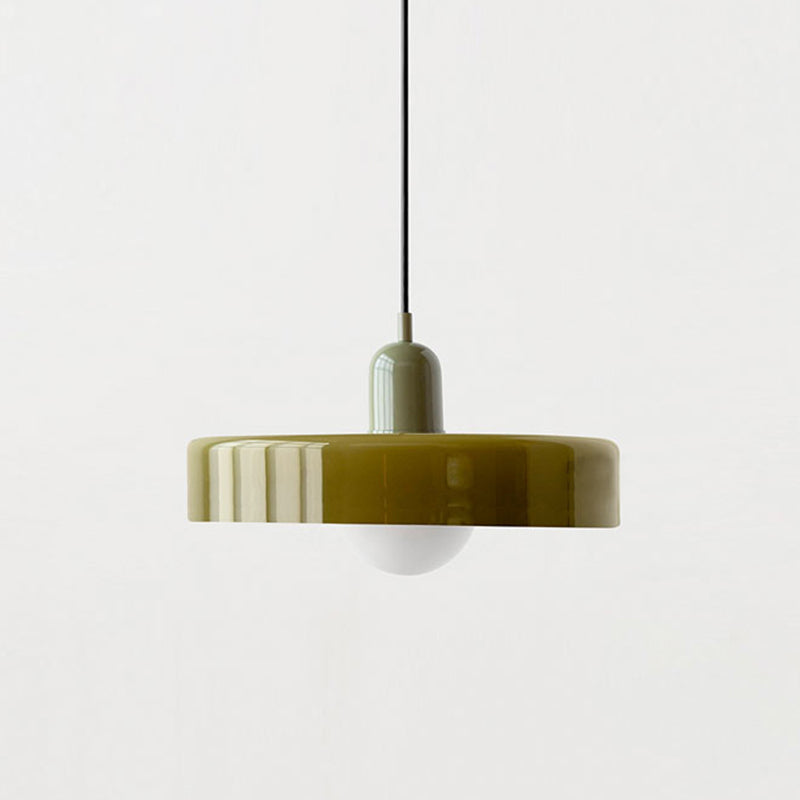 Colourful Pendant Lamp in Bauhaus Style - StiloGlas