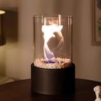 Classic Oil Lamp with Open Flame - Lumora