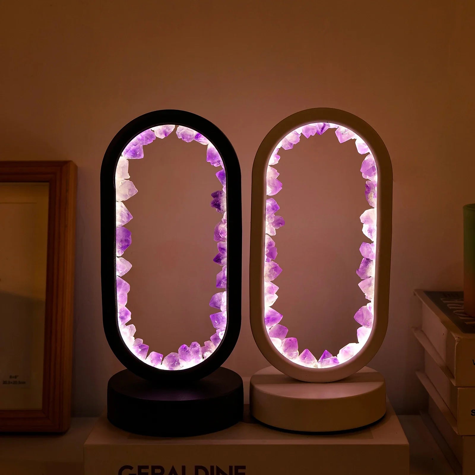 Handmade Amethyst Lamp - Serenith
