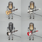 Decorative Microphone Robot Lamp with Guitar – Max
