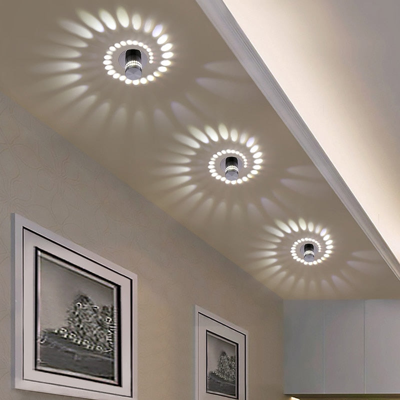 Modern LED Spiral Lamp - LumoSpiral