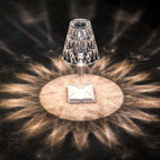 Crystal Table Lamp with Touch Control - LumeCrystal